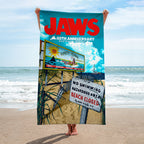 Jaws Rectangle Beach Towel – HOATT 11788
