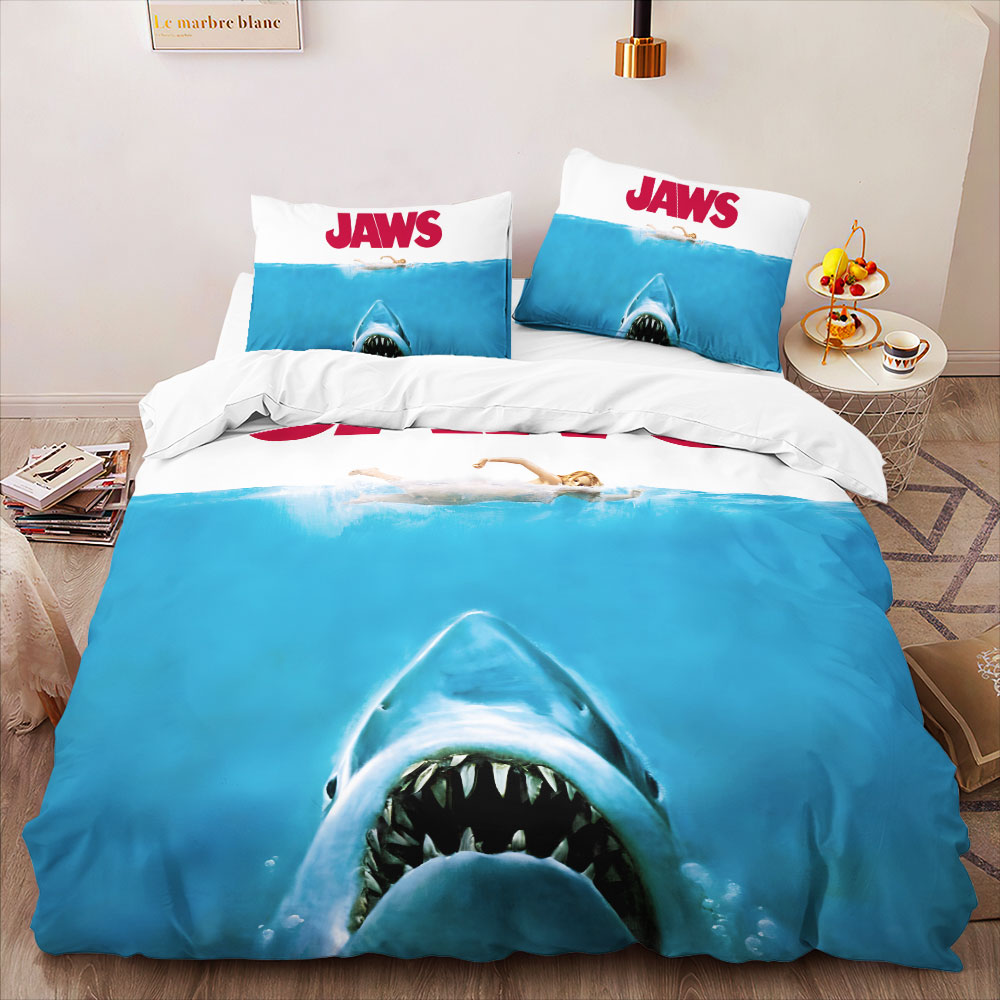 Jaws 3-Piece Duvet Bedding Set – MAITM 11059