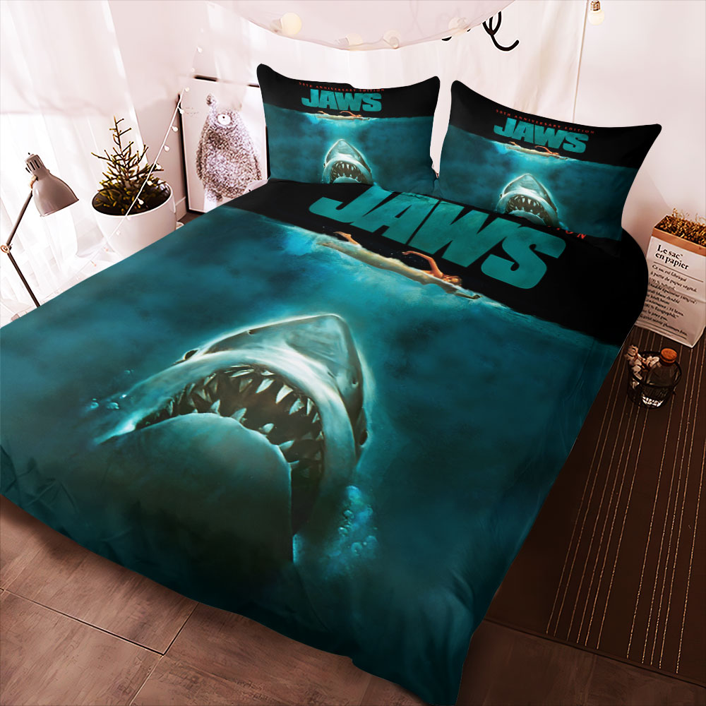 Jaws 3-Piece Duvet Bedding Set – MAITM 11116