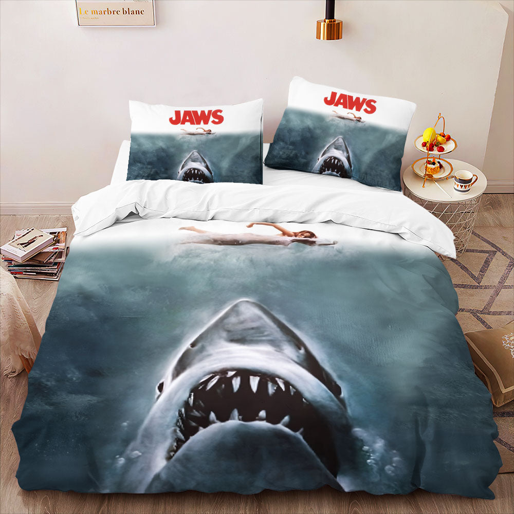 Jaws 3-Piece Duvet Bedding Set – MAITM 11125