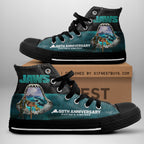 Jaws High Top Canvas Shoes – HOATT 10744