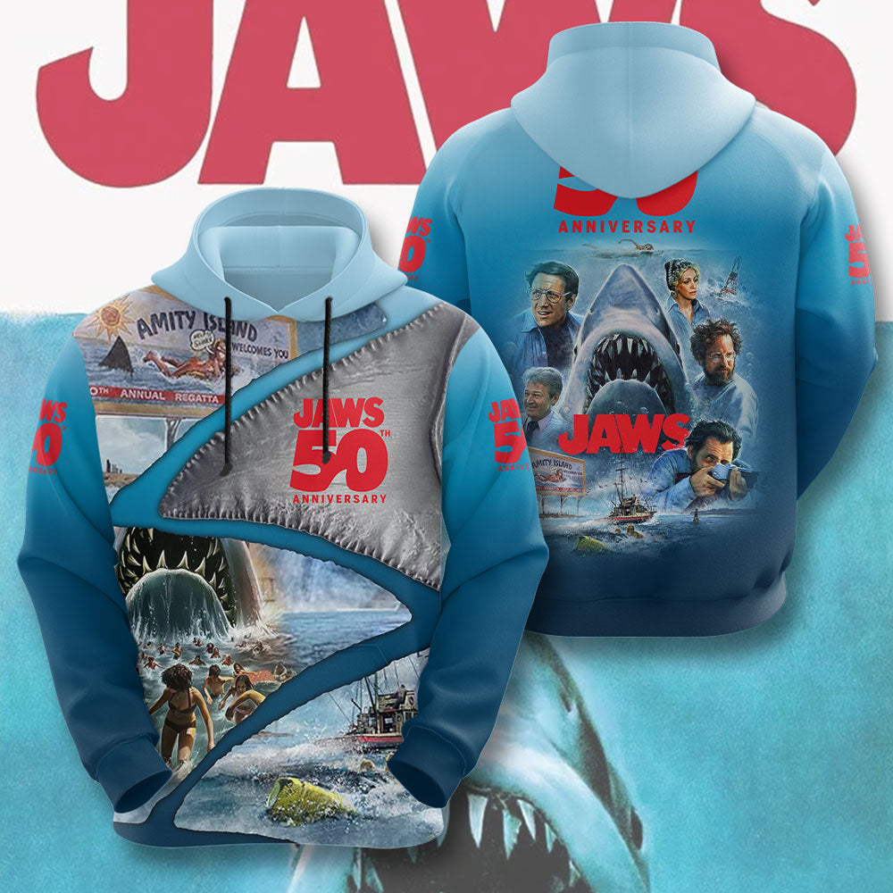 Jaws 50th Anniversary 1975 – 2025 3D Apparel – GNE4232