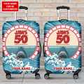 Personalized Jaws Luggage Cover – TANTN 12542