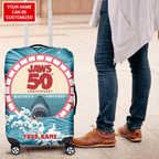 Personalized Jaws Luggage Cover – TANTN 12542