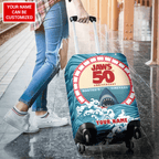 Personalized Jaws Luggage Cover – TANTN 12542