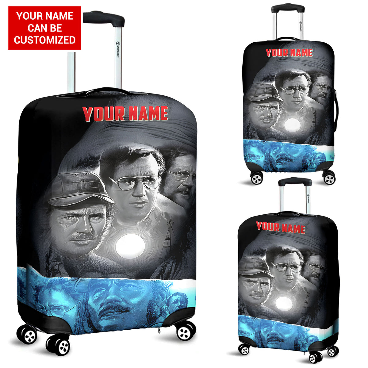 Personalized Jaws Luggage Cover – TANTN 13344