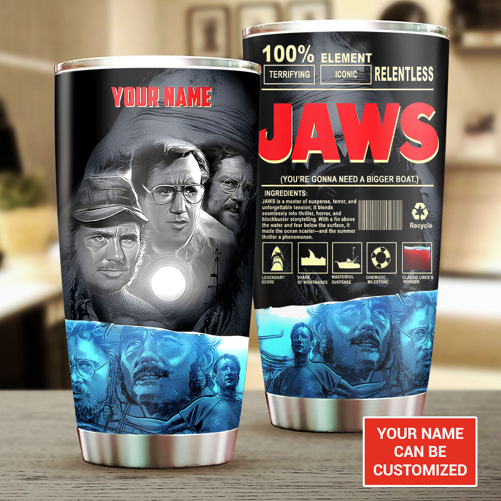 Personalized Jaws Tumbler Cup – TANTN 13343