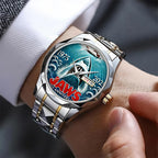 Jaws Alloy Luxury Quartz Watch – TANTN 13793