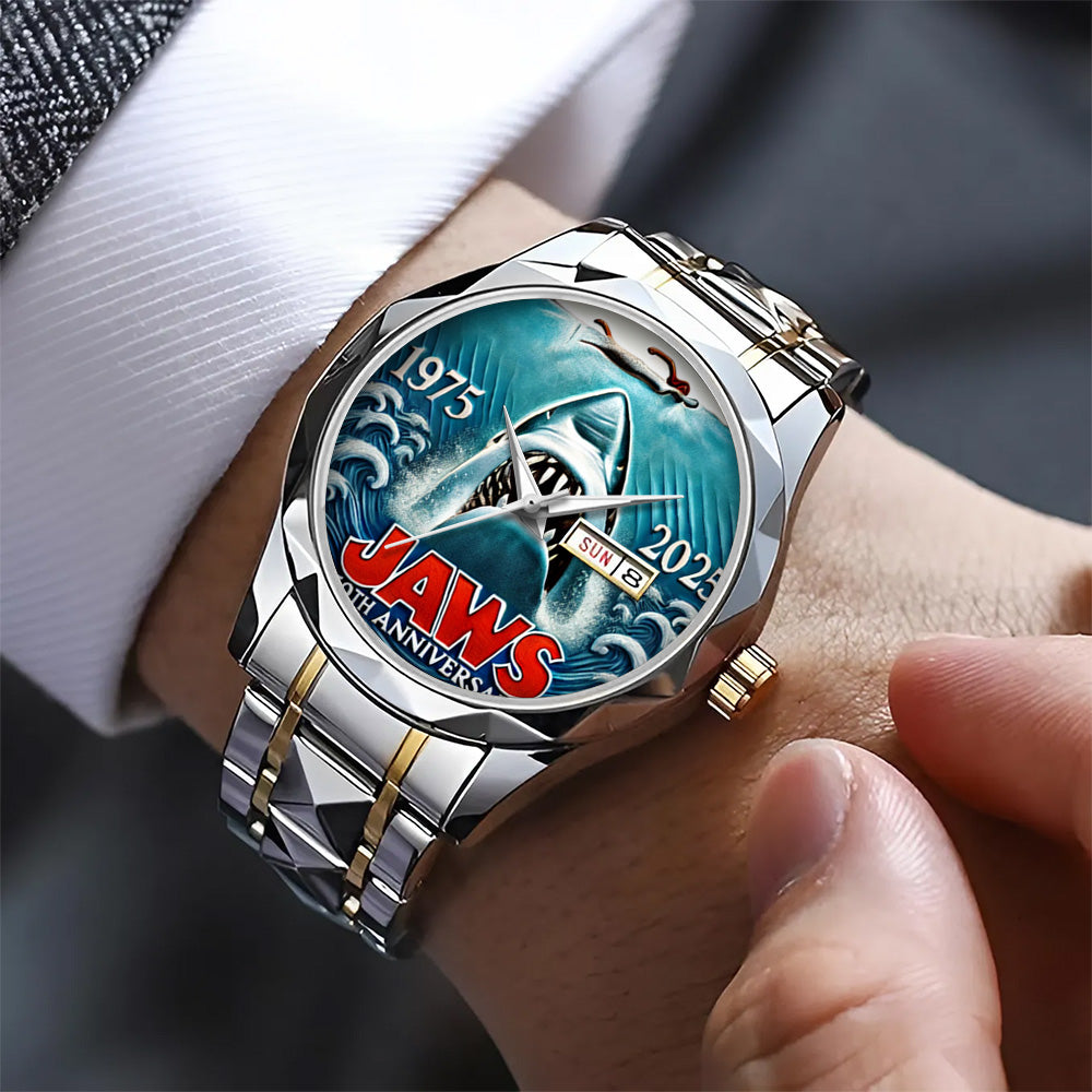 Jaws Alloy Luxury Quartz Watch – TANTN 13793