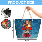 Jaws Hemp Rope Tote Bag – TANTN 14199