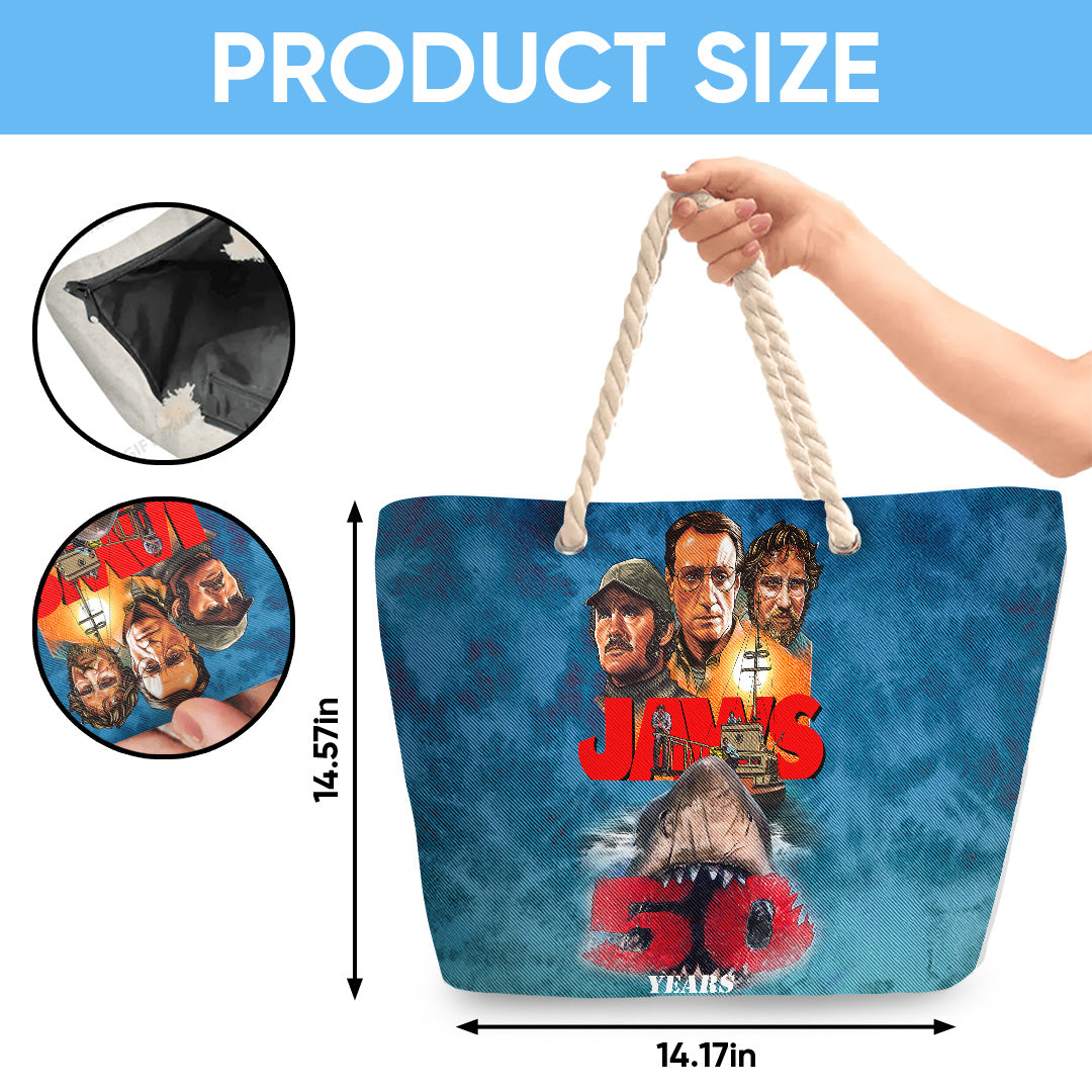 Jaws Hemp Rope Tote Bag – TANTN 14199