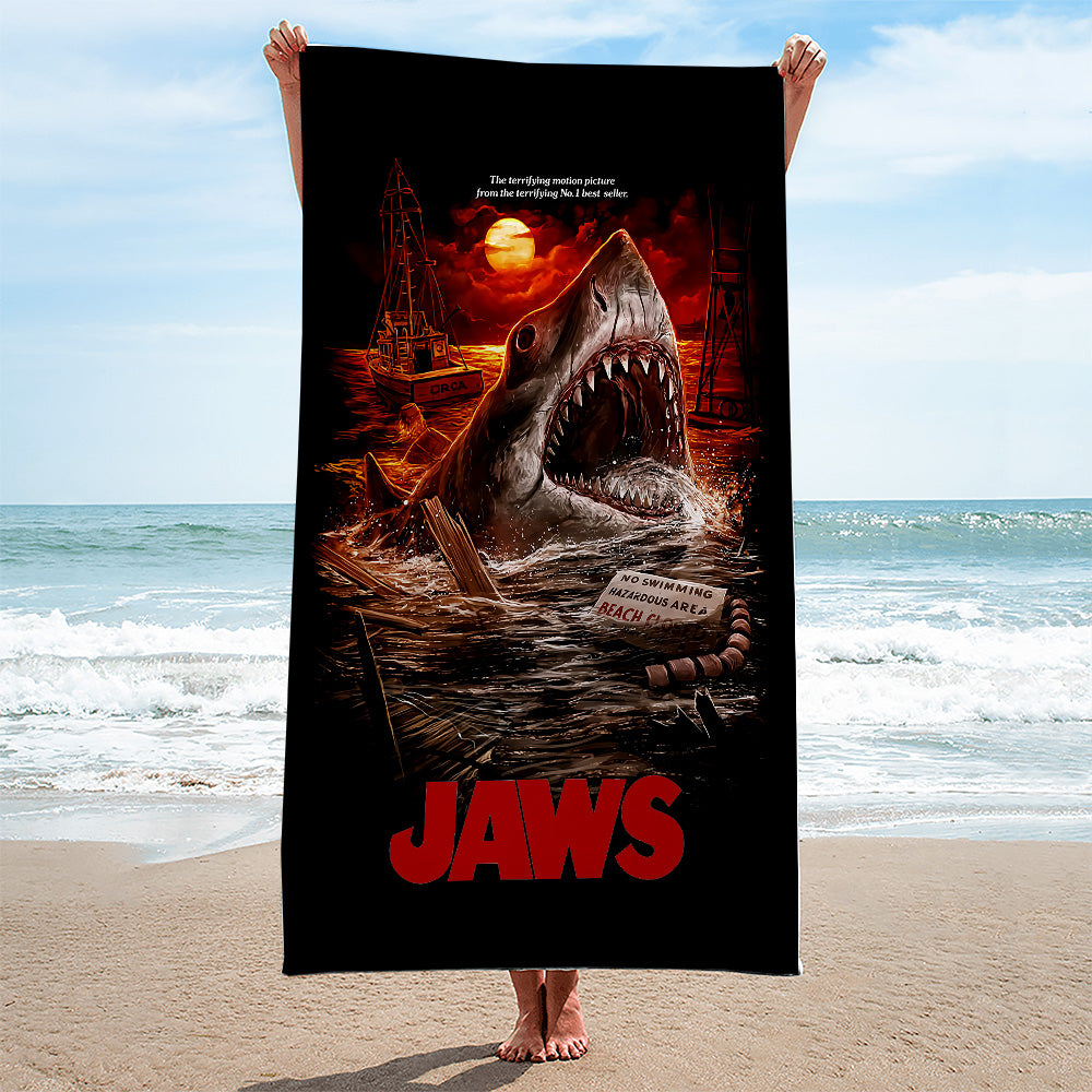 Jaws Rectangle Beach Towel – GNE4202