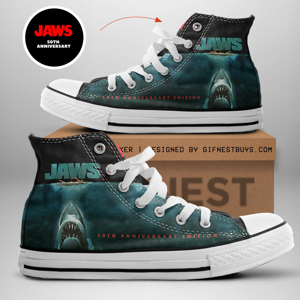 Jaws High Top Canvas Shoes – TANTN 12523