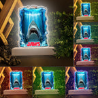 Jaws Led Light with Wooden Base (7 Colors) – HOATT 11175