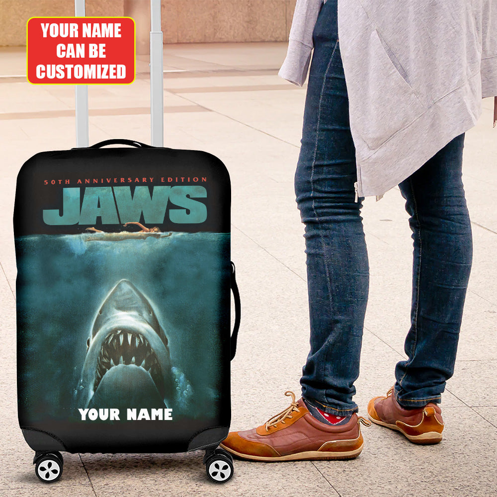 Personalized Jaws Luggage Cover – TANTN 12286