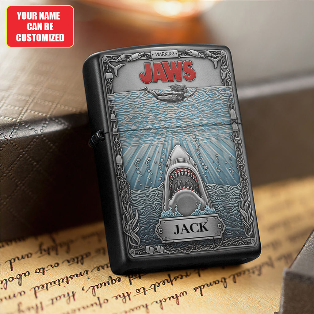 Personalized Jaws Zippo Lighter Case (No Insert) – TANTN16255