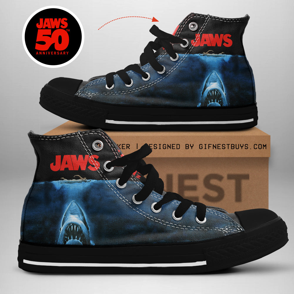Jaws High Top Canvas Shoes – GNE 3448