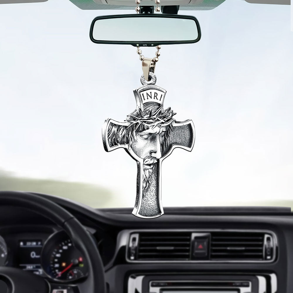 Jesus Custom shape 2-sided Acrylic Car Ornament – MAITM 12543