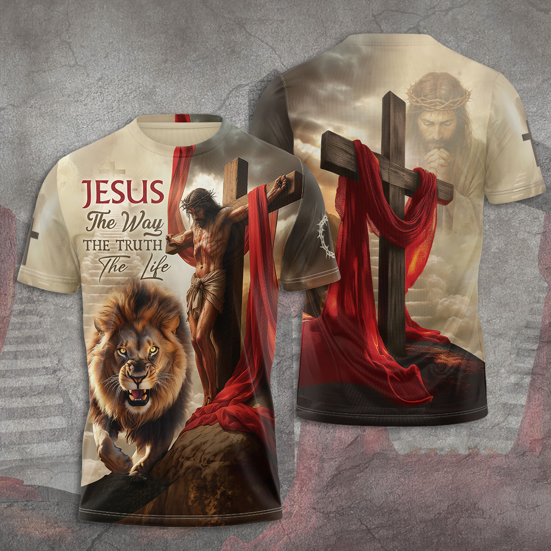 Jesus The Way The Truth The Life 3D Apparel – TANTN16228