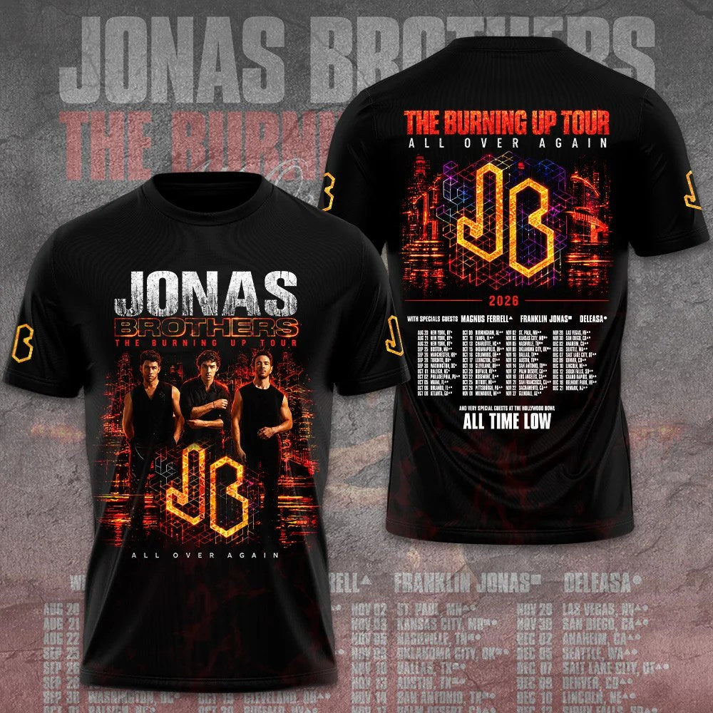 Jonas Brothers Tour 2026 3D Apparel – GNE8844