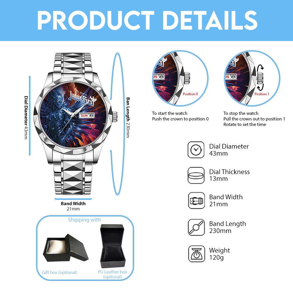 Judas Priest 2026 Alloy Luxury Quartz Watch – GNE6129