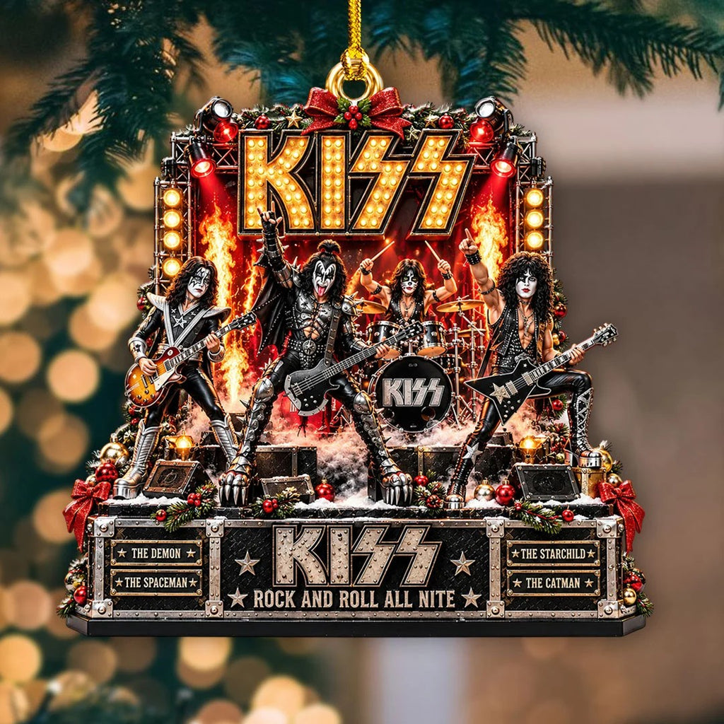KISS Custom Shape 2-side Printed Acrylic Ornament – HOATT26759