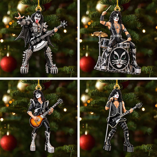 4PCS KISS Custom Shape 2-Side Printed Acrylic Ornament – HOATT21653