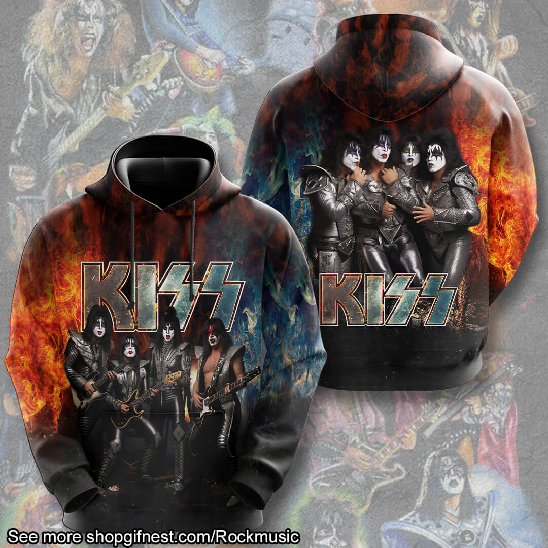 Kiss Band 3D Apparel – HUANNM 2200