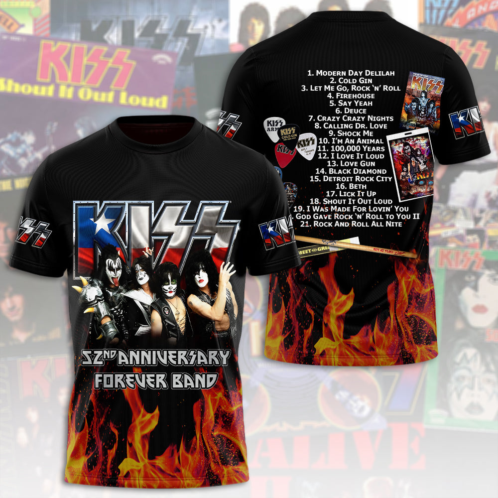 Kiss Band 3D Apparel – GNE NEW58