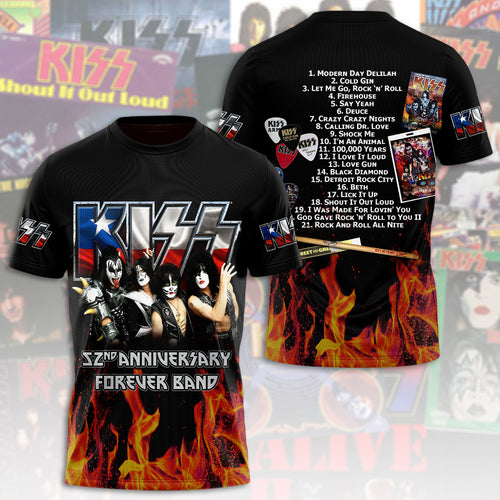 Kiss Band 3D Apparel – GNE NEW58
