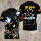 Kiss Band 3D Apparel – HUANNM 2527