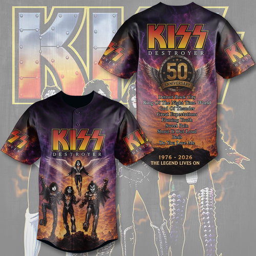 KISS Baseball Jersey – TMTHU7540