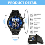KISS Black Stainless Steel Watch – GNE 658