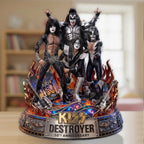KISS Destroyer 50th Anniversary 2026 Custom Shape Acrylic Plaque – TMTHU5308