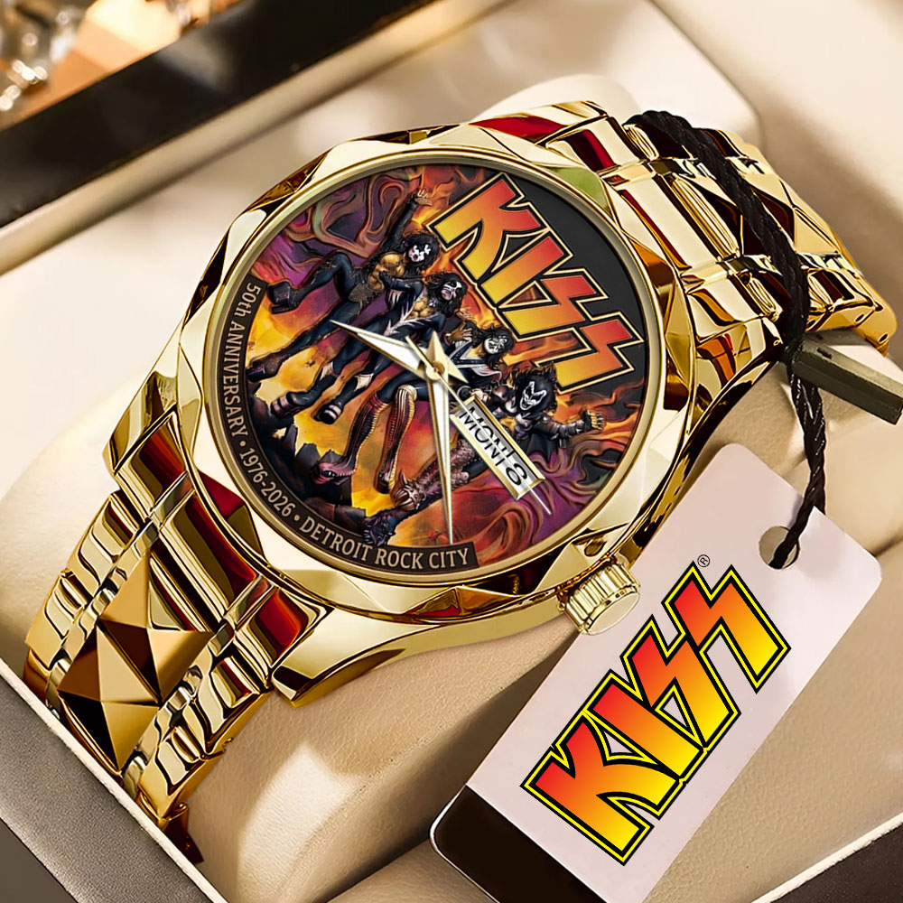 KISS Destroyer 50th Anniversary 2026 Alloy Luxury Quartz Watch – TMTHU5304