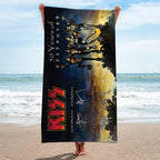 KISS Destroyer 50th Anniversary 2026 Rectangle Beach Towel – TMTHU4476