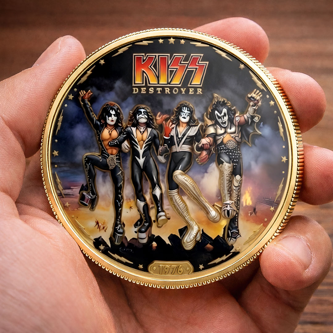 KISS Destroyer 50th Anniversary 2026 Commemorative Coin – TMTHU4786