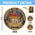 KISS Destroyer 50th Anniversary 2026 Commemorative Coin – TMTHU4786