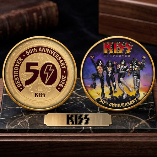 KISS Destroyer 50th Anniversary 2026 Commemorative Coin – TMTHU5303