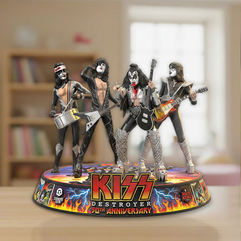KISS Destroyer 50th Anniversary 2026 Custom Shape Acrylic Plaque – TMTHU5052