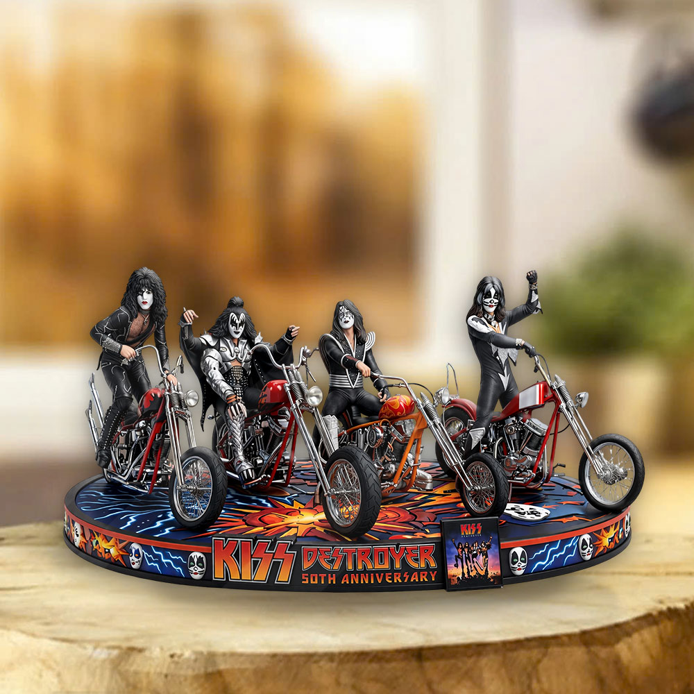 KISS Destroyer 50th Anniversary 2026 Custom Shape Acrylic Plaque – TMTHU5148