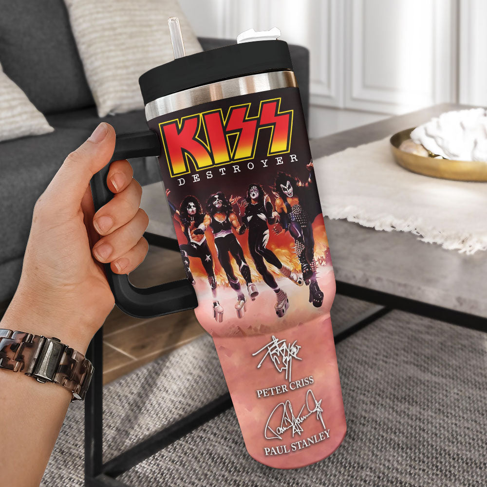 KISS Destroyer 50th Anniversary 2026 40oz Tumbler – TMTHU5150