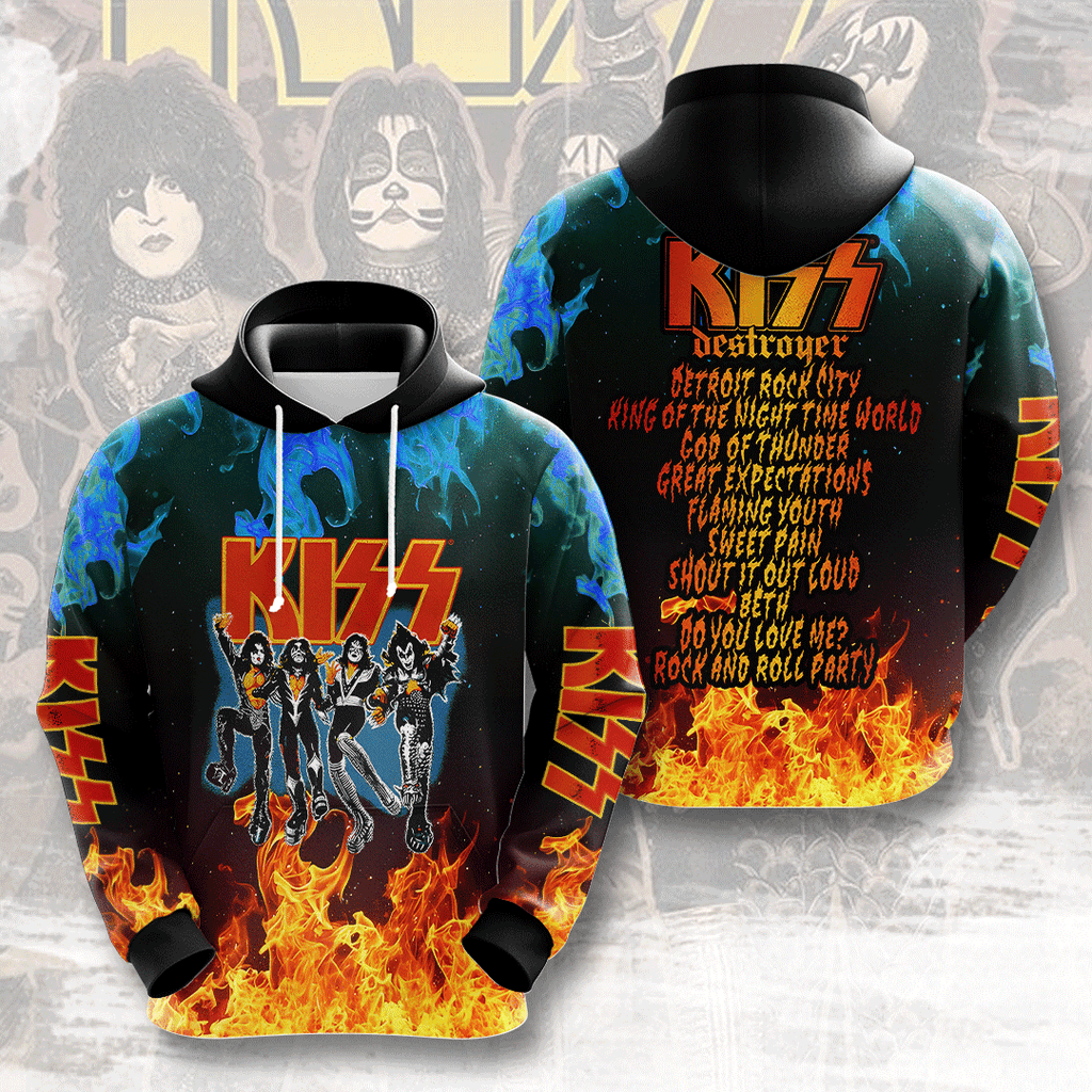 Kiss Band 3D Apparel – GNE 2493