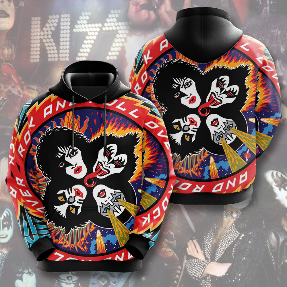 Kiss Band 3D Apparel – HUANNM 357