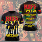 KISS Lovegun 50th Anniversary 3D Apparel – TMTHU7227