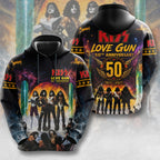 KISS Lovegun 50th Anniversary 3D Apparel – TMTHU7834