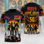KISS Lovegun 50th Anniversary 3D Apparel – TMTHU7834
