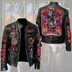 KISS Motorcycle Leather Jacket – TMTHU5075