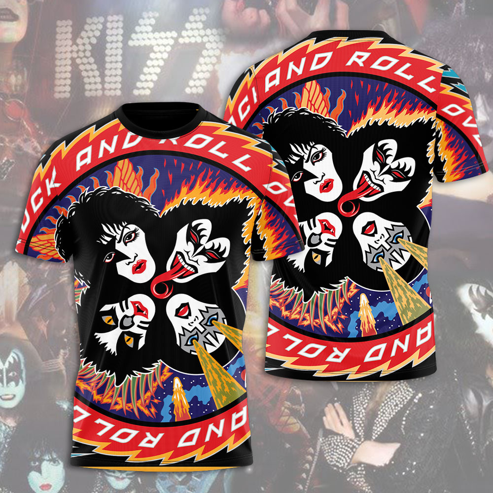 Kiss Band 3D Apparel – HUANNM 357