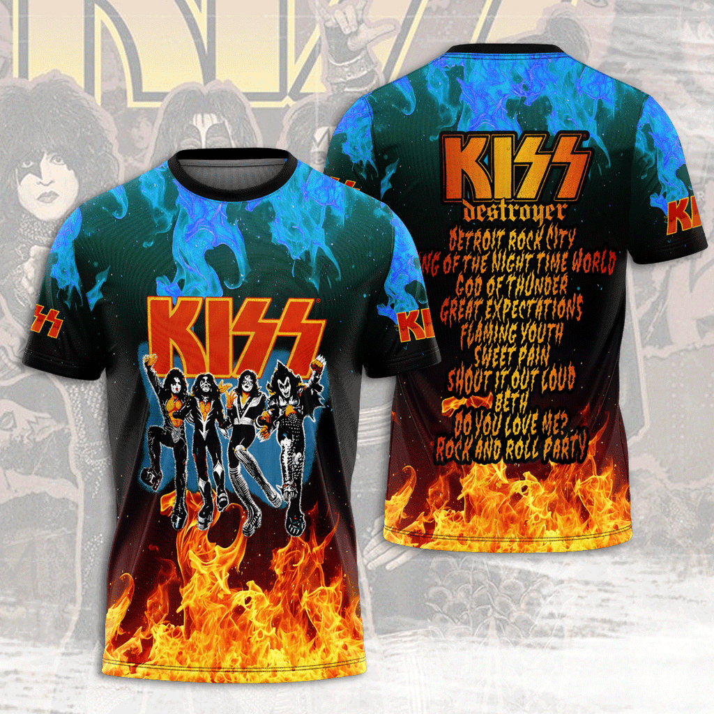 Kiss Band 3D Apparel – GNE 2493
